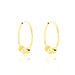 Créoles Brava Or Jaune - Boucles d'oreilles créoles Femme | Histoire d’Or
