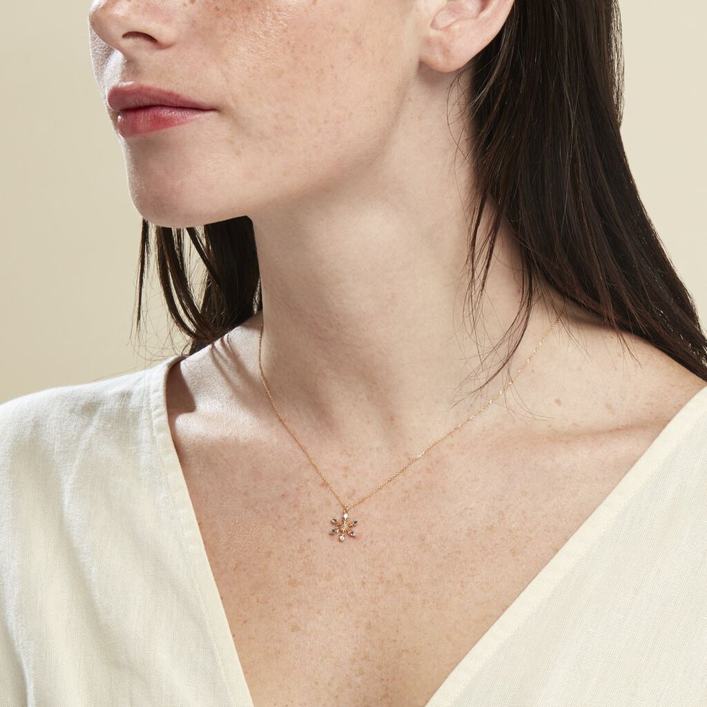 Collier Mirabilis Or Bicolore - Colliers Femme | Histoire d’Or