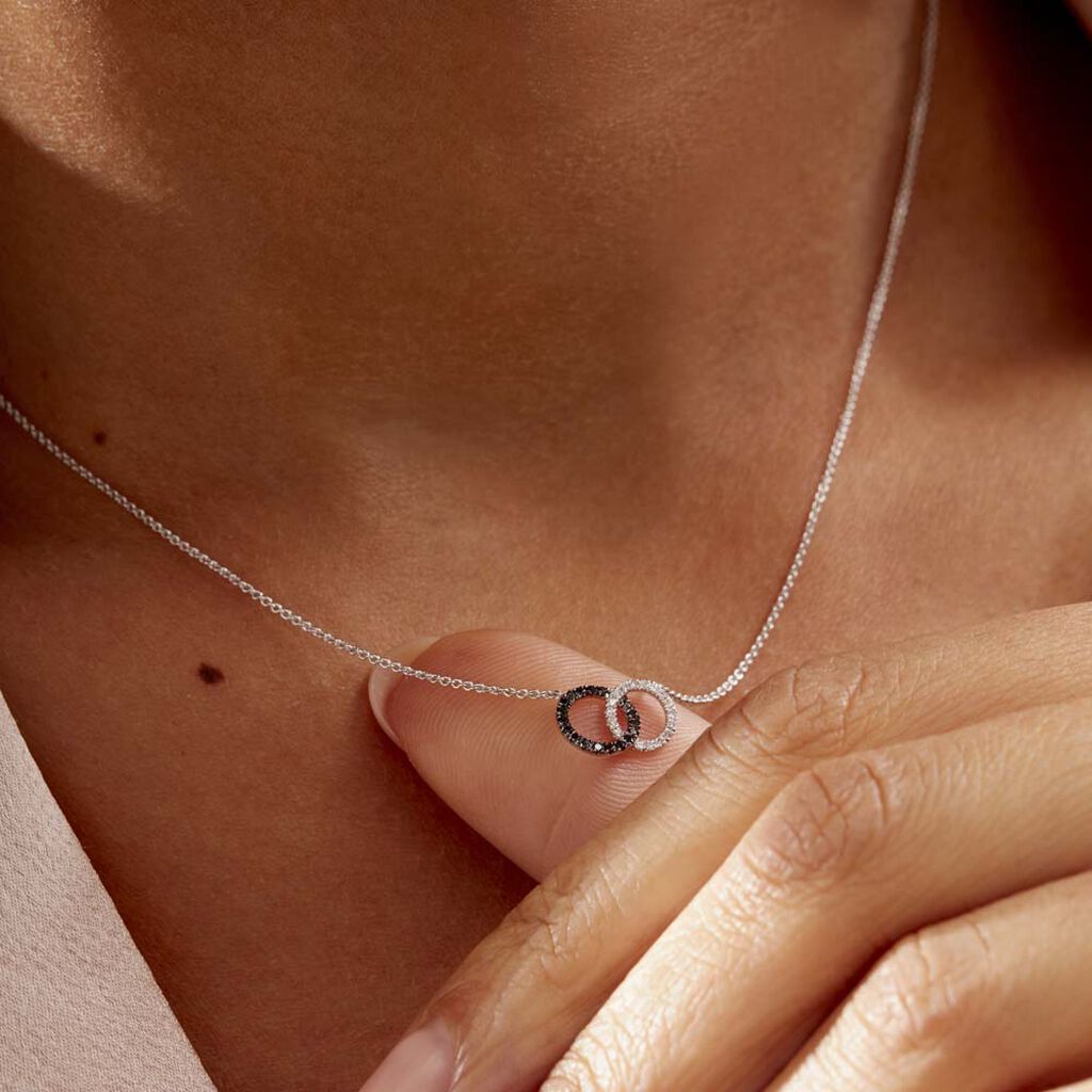 Collier Bella Or Blanc Diamant - Colliers Femme | Histoire d’Or