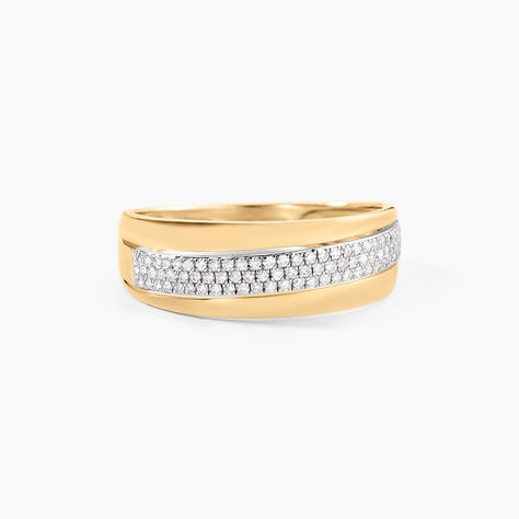 Bague Tima Or Jaune Diamant - Bagues avec pierre Femme | Histoire d’Or