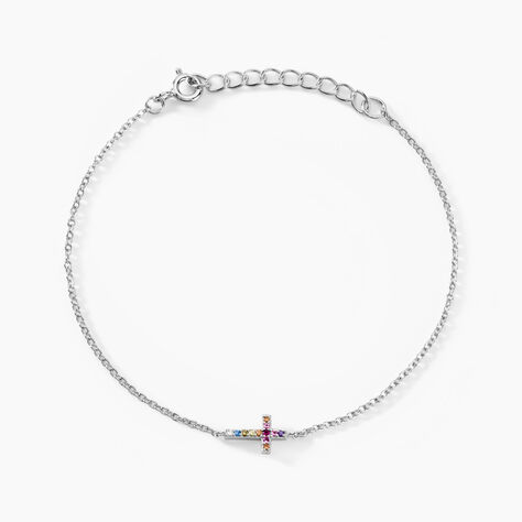 Bracelet Ha&iuml;vy Argent Blanc Oxyde De Zirconium - Bracelets Femme | Histoire d&rsquo;Or