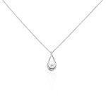 Collier Loren Argent Blanc Perle De Culture - Colliers fantaisie Femme | Histoire d&rsquo;Or