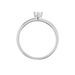 Bague Solitaire Natalia Or Blanc Diamant - Bagues solitaires Femme | Histoire d’Or