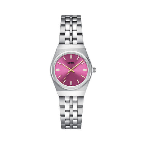 Montre Cluse Retro 70'S Mini Fuschia - F&ecirc;te des m&egrave;res Femme | Histoire d&rsquo;Or