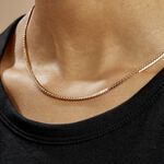 Collier Messaline Plaqu&eacute; Or Jaune - Chaines Femme | Histoire d&rsquo;Or