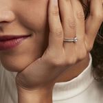 Bague M&eacute;lissande Argent Blanc Oxyde De Zirconium - Bagues avec pierre Femme | Histoire d&rsquo;Or