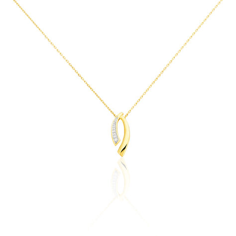 Collier Or Jaune Diamant - Colliers Femme | Histoire d’Or