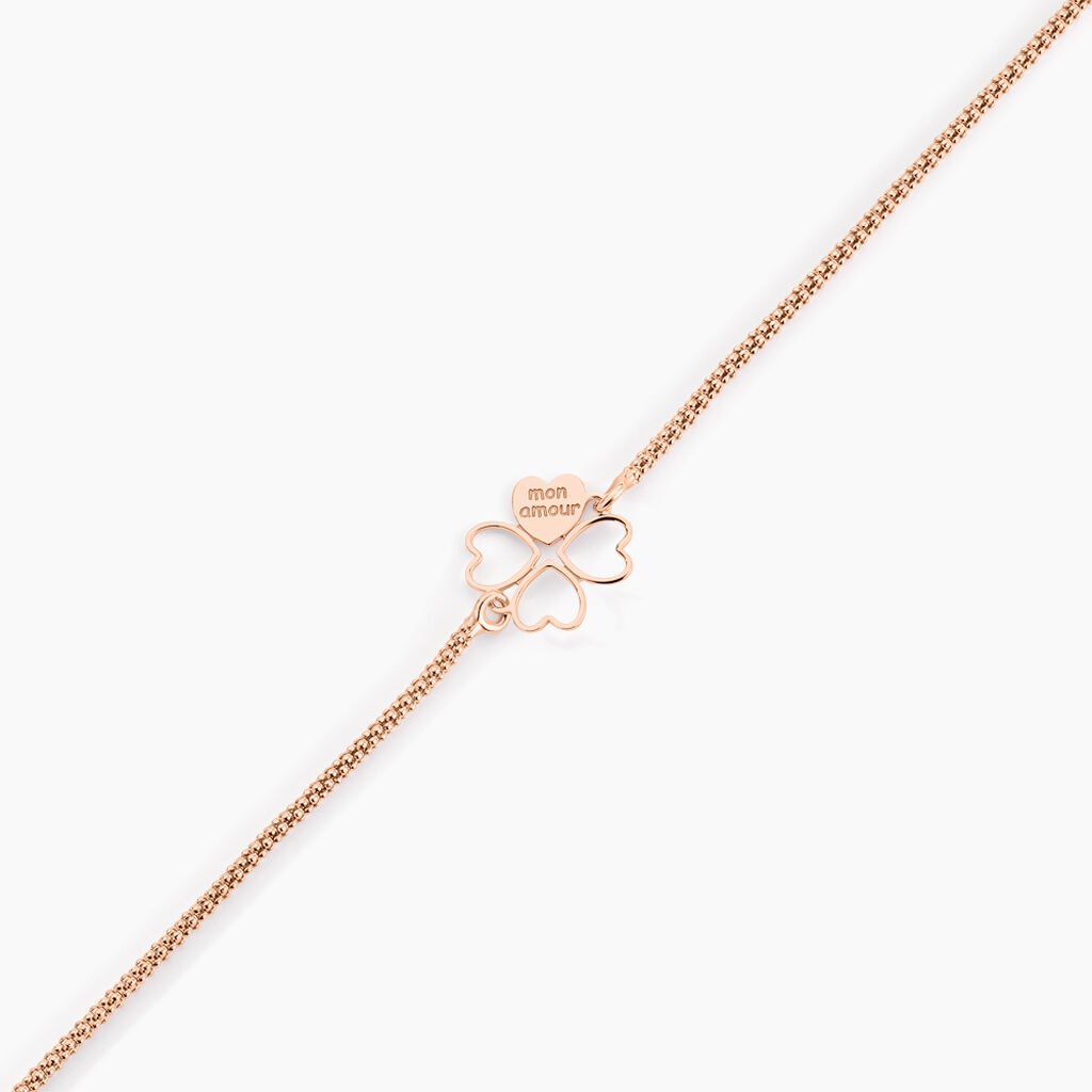 Bracelet Amorette Argent Rose - Bracelets Femme | Histoire d&rsquo;Or