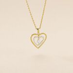 Pendentif Ademe Or Jaune Oxyde De Zirconium - Pendentifs Femme | Histoire d&rsquo;Or