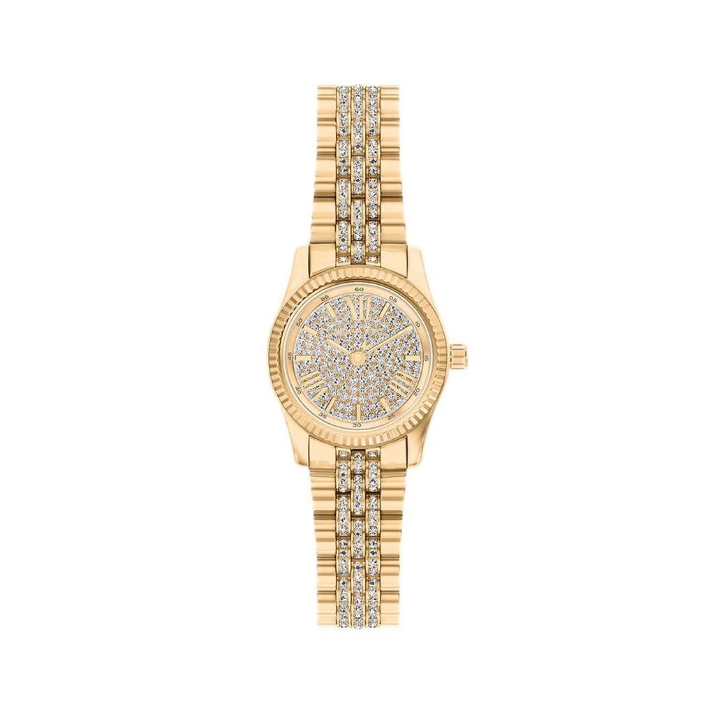 Montre Michael Kors Petite Lexington Champagne - Id&eacute;es cadeaux Femme | Histoire d&rsquo;Or