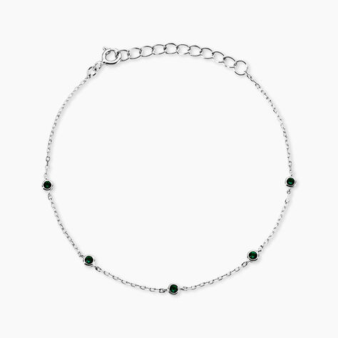 Bracelet Thesee Argent Blanc Spinelle - Bracelets Femme | Histoire d&rsquo;Or