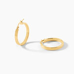 Cr&eacute;oles Cody Argent Dor&eacute; A L'Or 750/1000 - Boucles d'oreilles cr&eacute;oles Femme | Histoire d&rsquo;Or