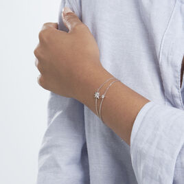 Bracelet Shone Argent Oxyde De Zirconium - Bracelets fantaisie Femme | Histoire d’Or