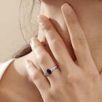Bague Crista Or Blanc Saphir Et Diamant - Bagues solitaires Femme | Histoire d&rsquo;Or