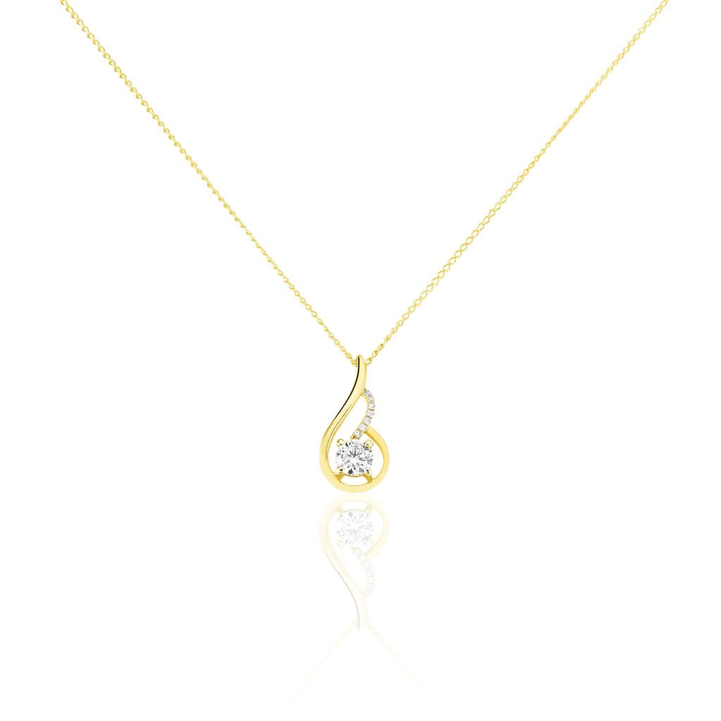 Collier Koline Or Jaune Oxyde De Zirconium - Colliers Femme | Histoire d’Or
