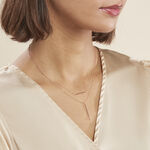 Collier Pink Or Rose - Colliers doubles et triples cha&icirc;nes Femme | Histoire d&rsquo;Or