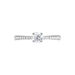 Bague Solitaire Laetitia Or Blanc Diamant Synthetique - Bagues solitaires Femme | Histoire d’Or