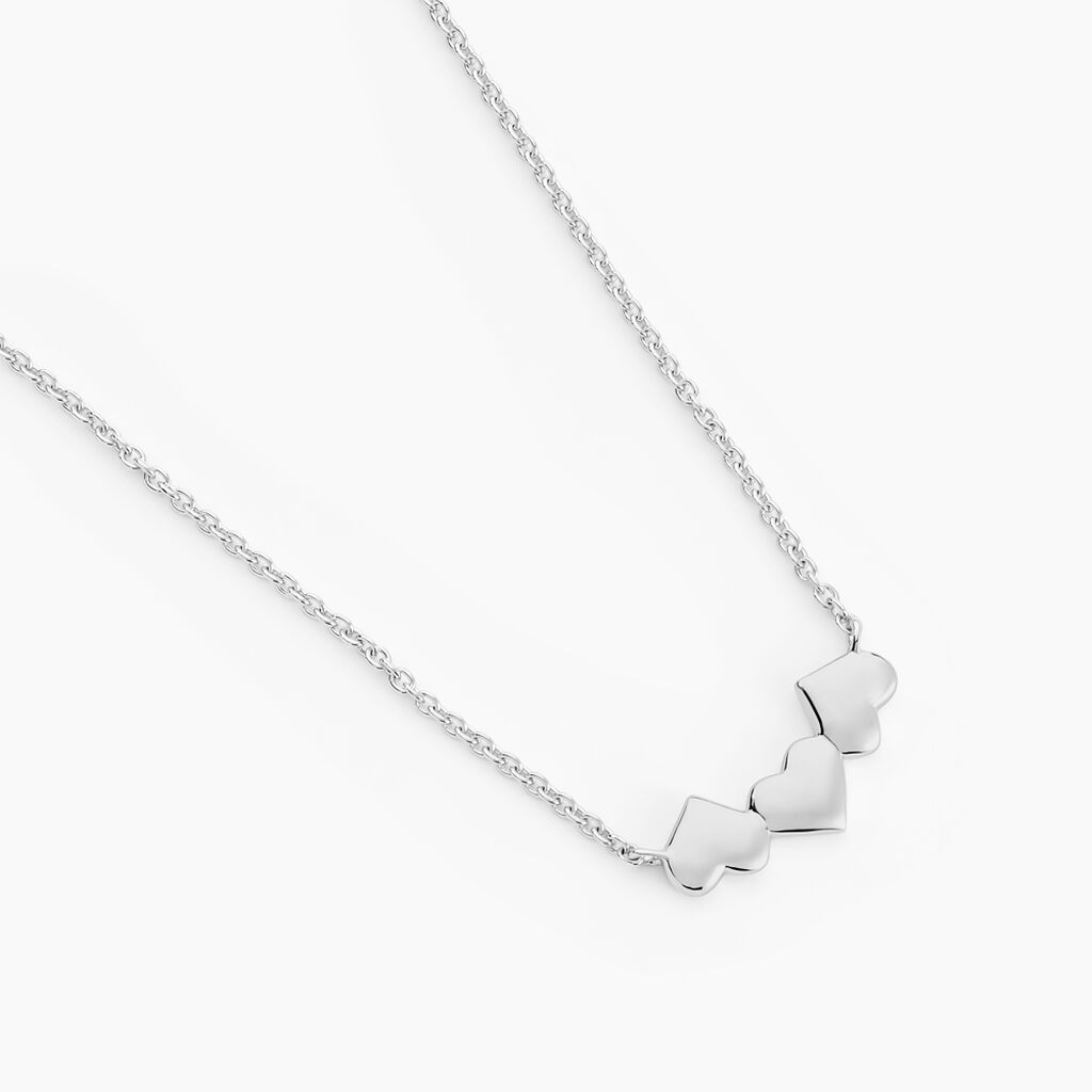 Collier Te Amo Argent Blanc - F&ecirc;te des m&egrave;res Femme | Histoire d&rsquo;Or