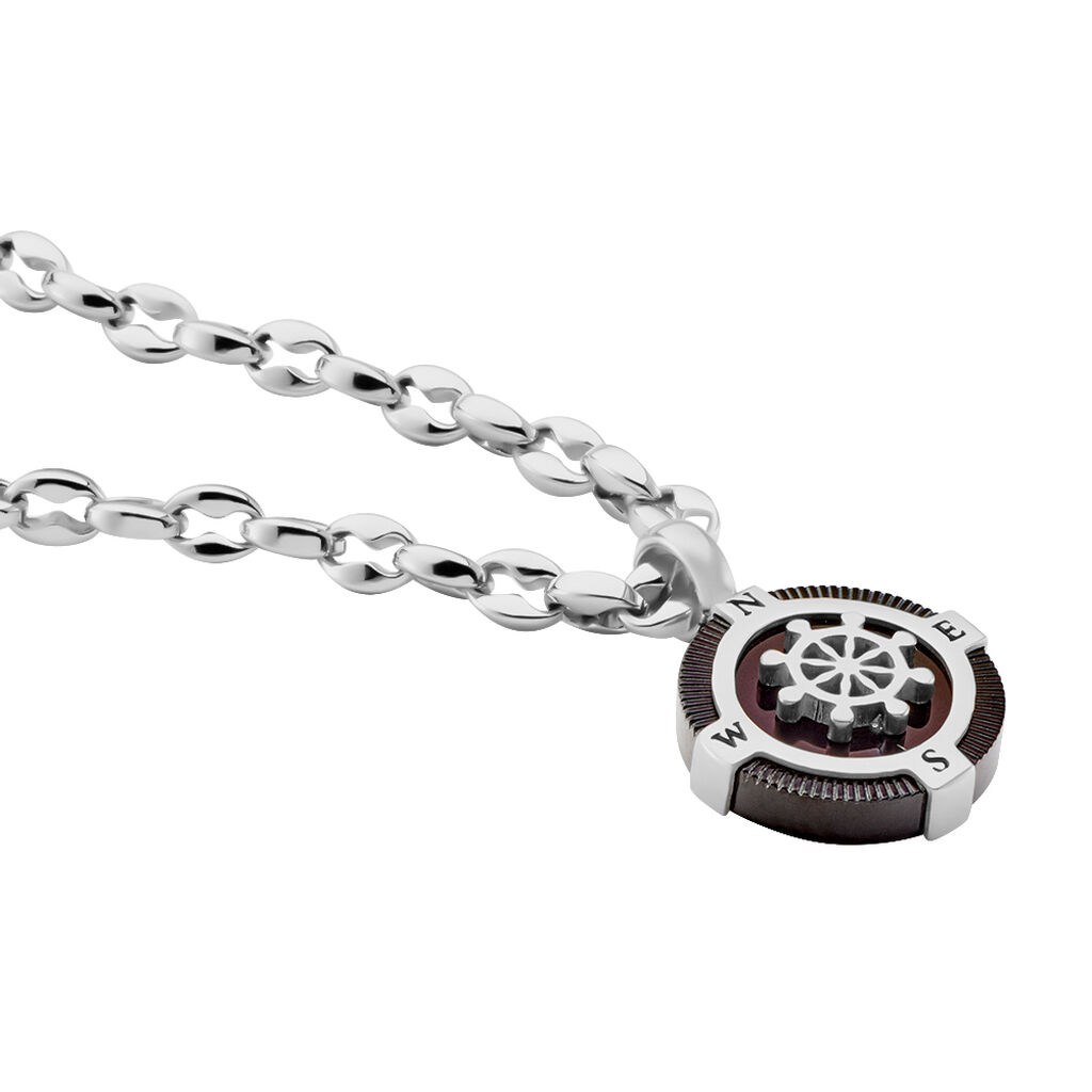 Collier Acier Blanc Kyliann - Colliers fantaisie Homme | Histoire d’Or