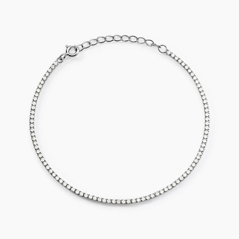 Bracelet Lou-anne Argent Blanc Oxyde De Zirconium - Bracelets Femme | Histoire d’Or