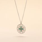 Collier Krysia Argent Blanc Email Turquoise - Colliers fantaisie Femme | Histoire d&rsquo;Or