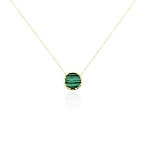 Collier Florica Or Jaune Malachite - Colliers Femme | Histoire d’Or