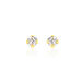 Boucles D'oreilles Puces Eddie Or Jaune Oxyde De Zirconium - Clous d'oreilles Femme | Histoire d’Or