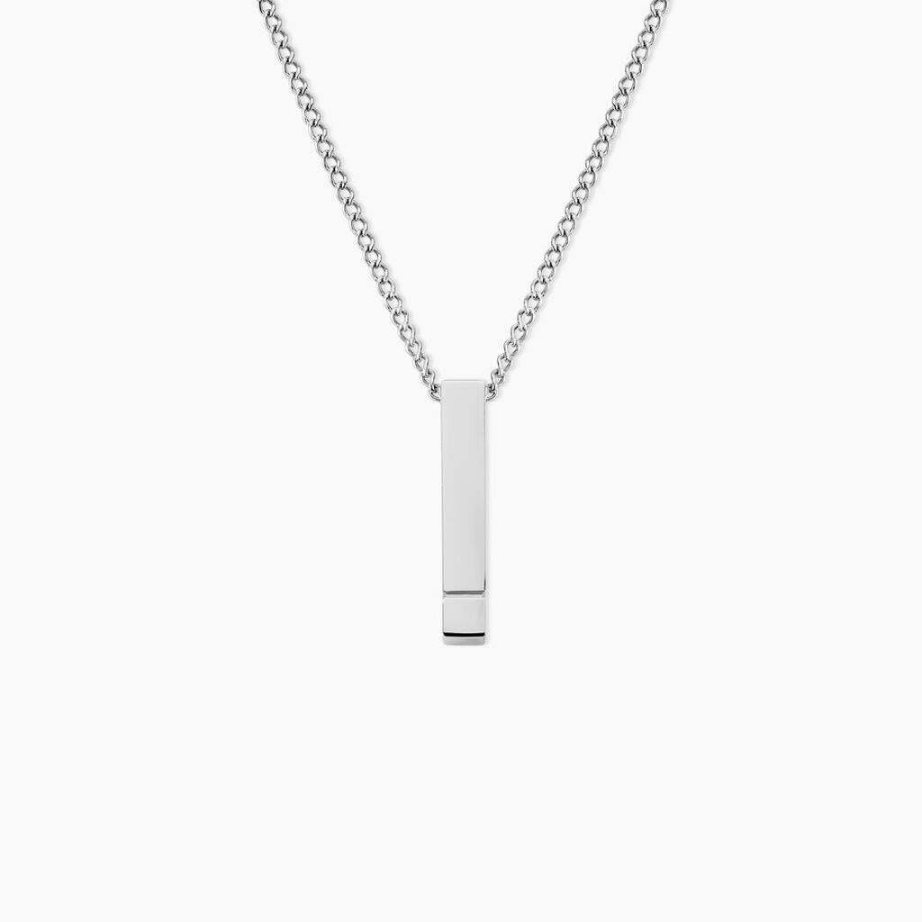 Collier Royan Acier Blanc - Colliers fantaisie Homme | Histoire d’Or