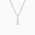 Collier Royan Acier Blanc - Colliers fantaisie Homme | Histoire d&rsquo;Or