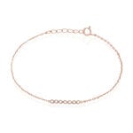 Bracelet Aryles Argent Rose Oxyde De Zirconium - Bracelets Femme | Histoire d&rsquo;Or