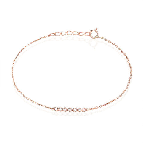 Bracelet Aryles Argent Rose Oxyde De Zirconium - Bracelets Femme | Histoire d&rsquo;Or