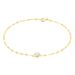 Bracelet Or Jaune Luminae Oxyde De Zirconium - Bracelets Femme | Histoire d’Or