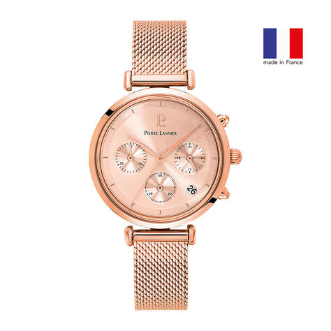 Montre Pierre Lannier Lutecia Rose - Montres Femme | Histoire d’Or