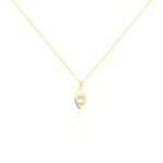 Collier Or Jaune Sagesse Oxydes De Zirconium - Colliers Femme | Histoire d&rsquo;Or