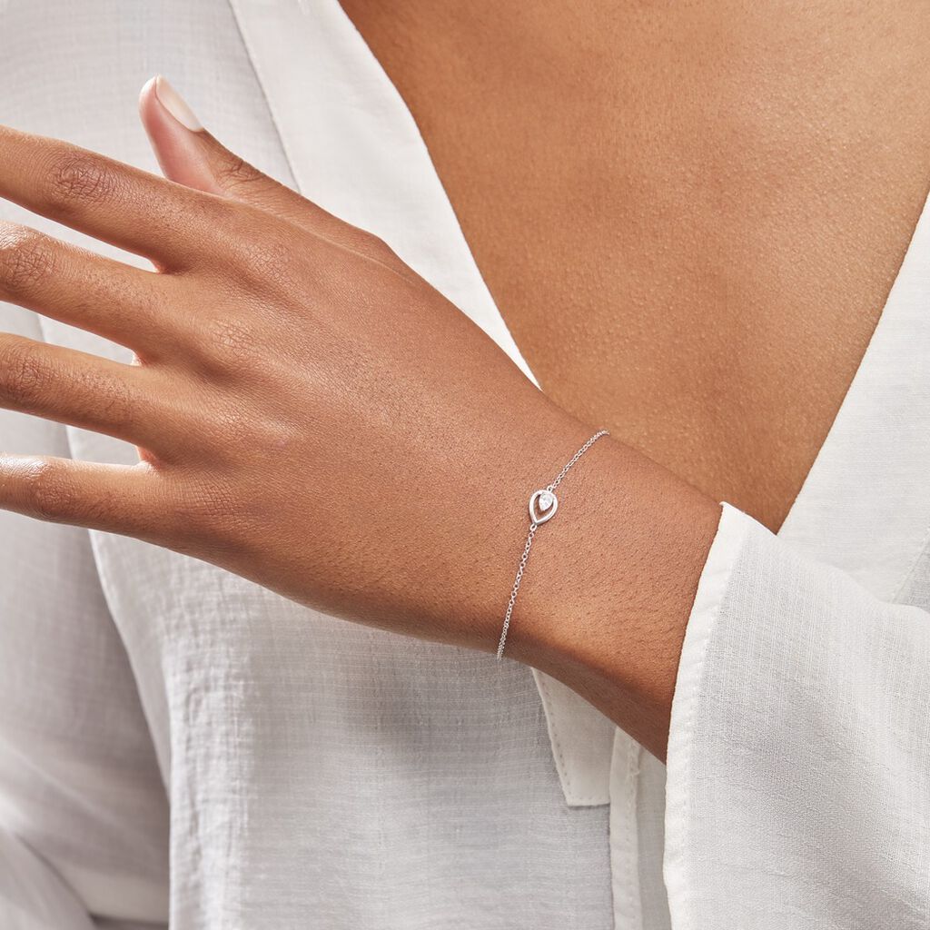 Bracelet Argent Temusio Oxydes De Zirconium - Bracelets Femme | Histoire d’Or