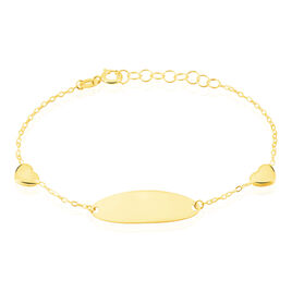 Bracelet Identité Helee Coeur Or Jaune - Bracelets Coeur Enfant | Histoire d’Or