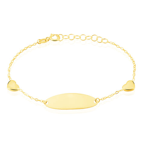 Bracelet Identité Helee Coeur Or Jaune - Bracelets Communion Enfant | Histoire d’Or