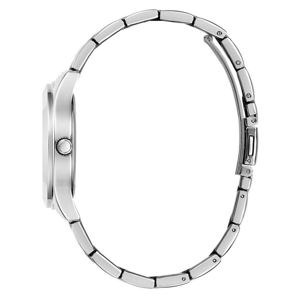 Montre Guess Tri Plaque Argenté - Montres Femme | Histoire d’Or