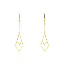 Boucles D'oreilles Pendantes Swanny Or Jaune - Boucles d'oreilles pendantes Femme | Histoire d’Or