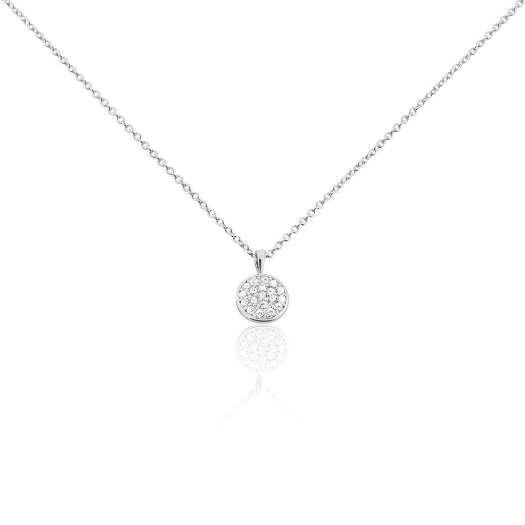 Collier Argent Victorin Oxydes De Zirconium - Colliers fantaisie Femme | Histoire d’Or
