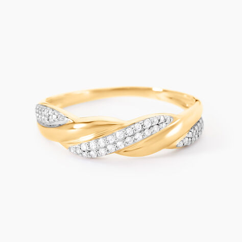 Bague Adm&egrave;te Or Jaune Diamant - Bagues avec pierre Femme | Histoire d&rsquo;Or