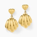Boucles D'oreilles Pendantes Dila Acier Jaune - Boucles d'oreilles fantaisie Femme | Histoire d&rsquo;Or