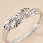 Bague Amayas Or Blanc Diamant - Bagues solitaires Femme | Histoire d&rsquo;Or