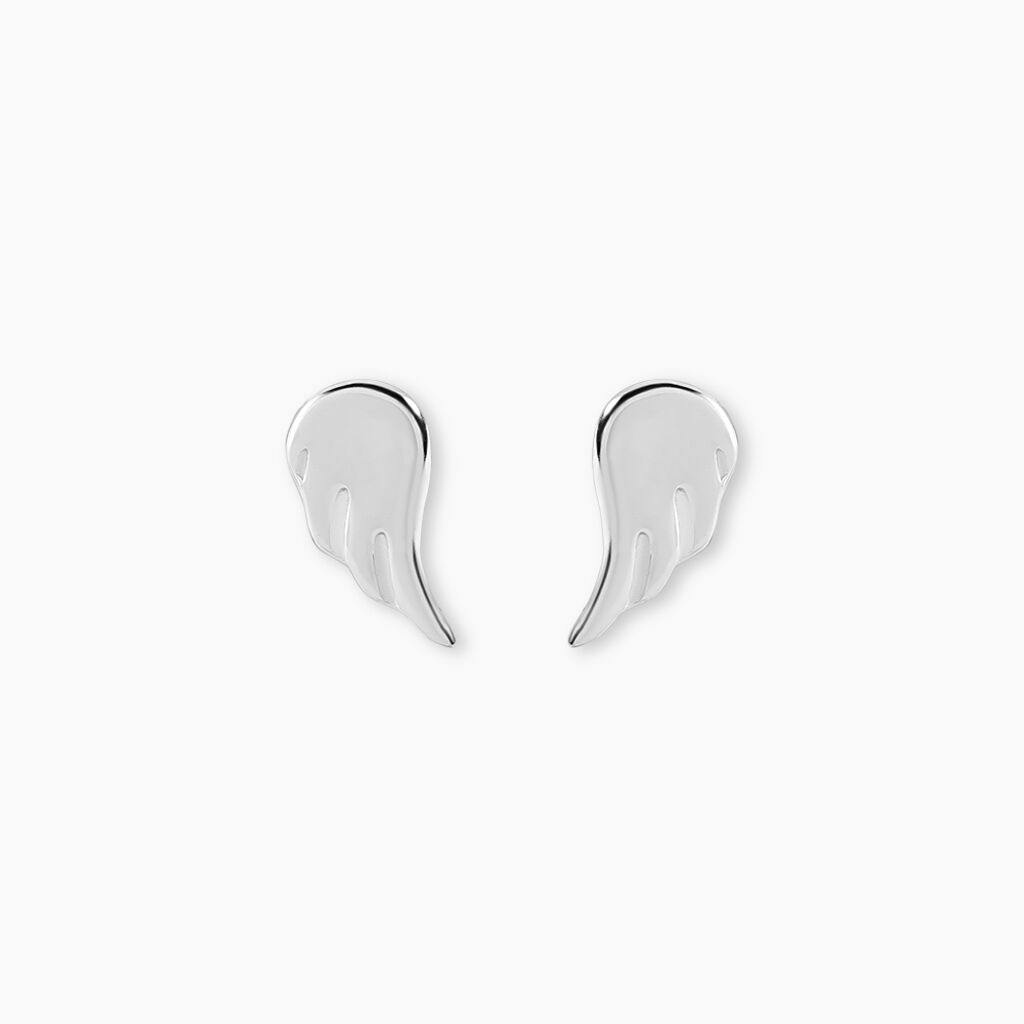 Boucles D'oreilles Puces Kayli Argent Blanc - Boucles d'oreilles fantaisie Femme | Histoire d’Or