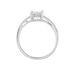 Bague Julia Or Blanc Diamant Synthetique - Bagues solitaires Femme | Histoire d’Or