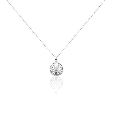 Collier Aries Argent Blanc Oxyde De Zirconium - Colliers fantaisie Femme | Histoire d’Or