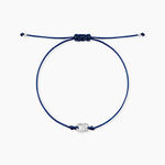 Bracelet Lyllie Argent Blanc Oxyde De Zirconium - Bracelets cordon Femme | Histoire d&rsquo;Or