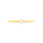 Bague Solitaire Annelies Or Jaune Diamant - Bagues solitaires Femme | Histoire d&rsquo;Or