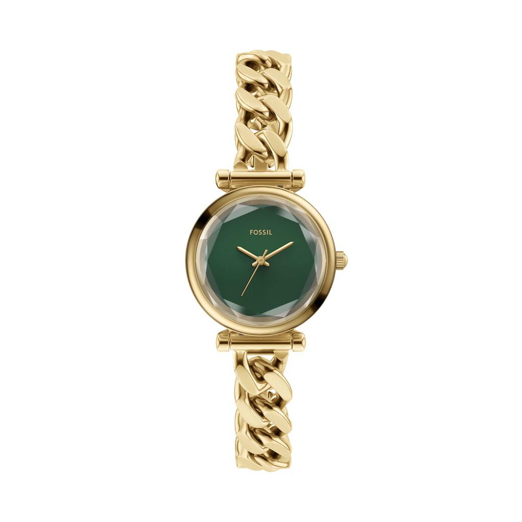 Montre Fossil Carlie Mini Vert - Id&eacute;es cadeaux Femme | Histoire d&rsquo;Or
