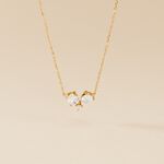 Collier Or Jaune Isidor Oxydes De Zirconium - Colliers Femme | Histoire d&rsquo;Or